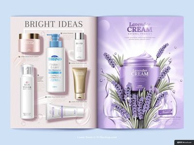 護(hù)膚品中的藝術(shù) 精致套裝與雜志畫冊的視覺美學(xué)